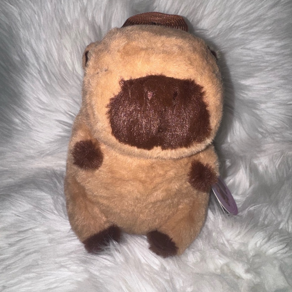 Capybara Plush Backpack